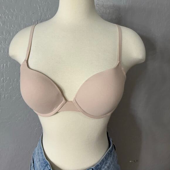 Natori Sheer Glamour Push-Up Underwire Bra, Light Mocha, 32C - Picture 1 of 4